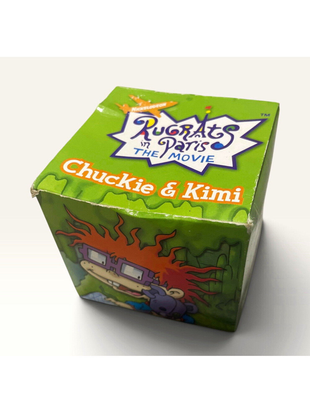 Chatback Rugrats in Paris Chuckie & Kimi Kids Quartz Analog Watch Orange Box